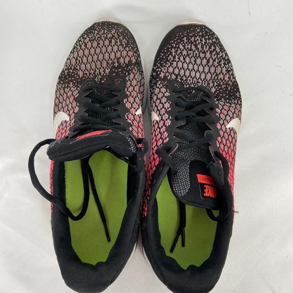 NIKE AirMax Sequent 2 Running Shoe Athletic Sneaker Black Pink Women's Size 11.5 - Picture 8 of 10